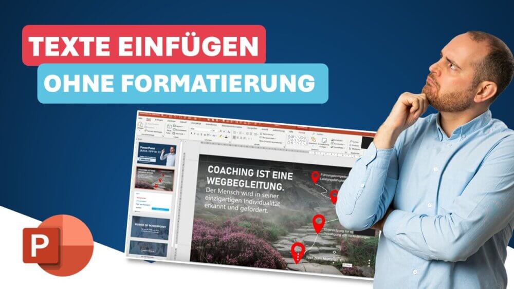 Texte in PowerPoint ohne Formatierung einfügen